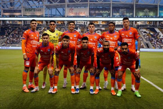 El Mazatlán FC de la Liga MX en los Cuartos de Final de la Leagues Cup ante el Philadelphia Union. (Foto: 'X' Mazatlán F.C.)