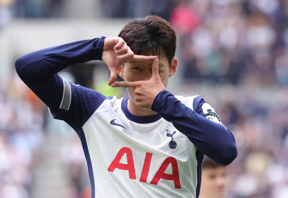 Heung-Min Son celebra el 4-0. EFE/EPA/NEIL HALL