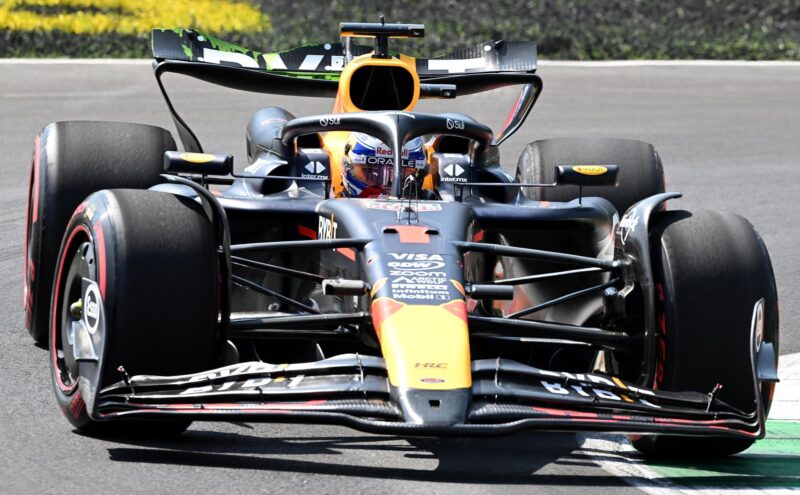 El piloto neerlandés de Red Bull, Max Verstappen, durante el Gran Premio de Italia en Monza. EFE/EPA/Daniel Dal Zennaro