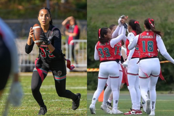 La Selección mexicana de Flag Football alza la medalla de plata en el Mundial. (CAPTURA DE PANTALLA 'X' Comité Olímpico Mexicano)