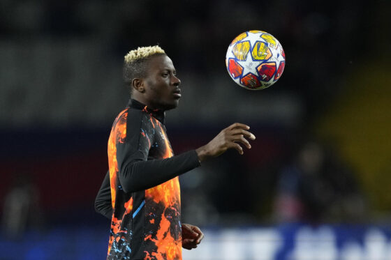 El delantero del Nápoles, Victor Osimhen, en una foto de archivo. EFE/Alejandro García