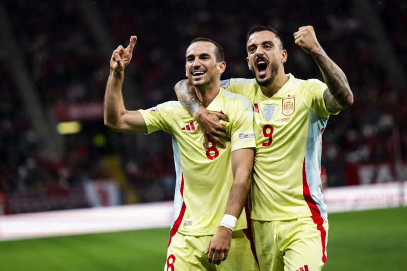 España en la UEFA Nations League. Foto: EFE/EPA/JEAN-CHRISTOPHE BOTT