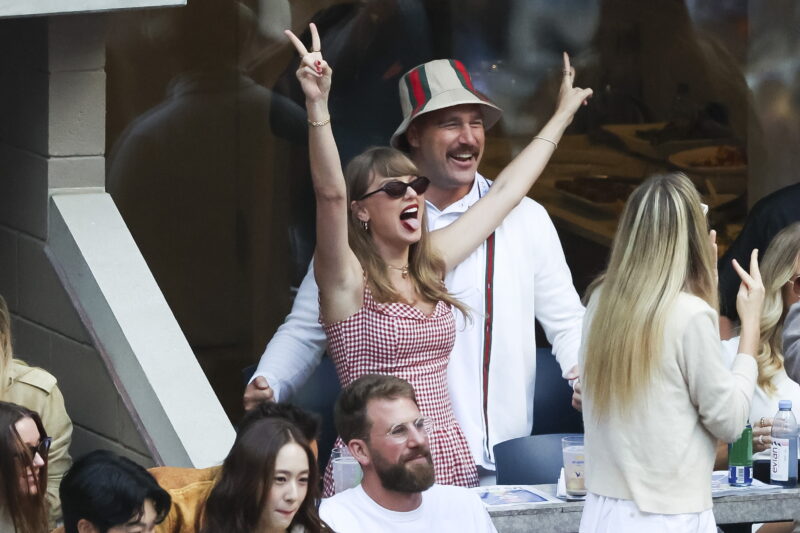 Taylor Swift, Kelce y Mahomes fueron vistos en la Final del US Open