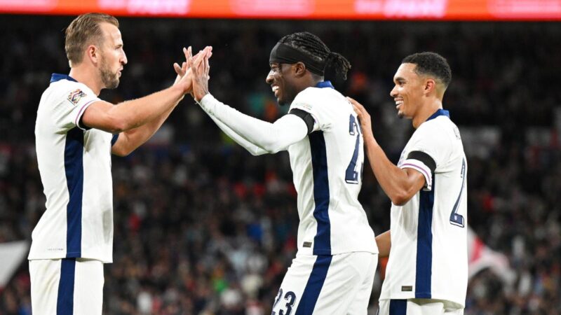 Doblete de Harry Kane en su partido 100 con Inglaterra