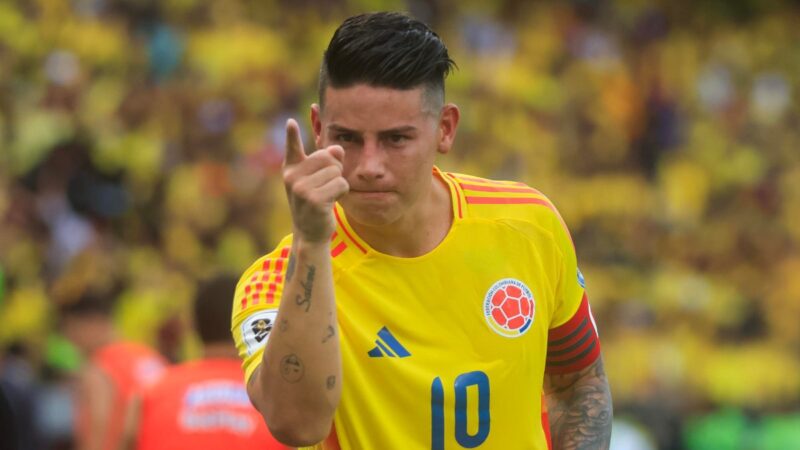 James Rodríguez y su histórica tarde en el triunfo de Colombia