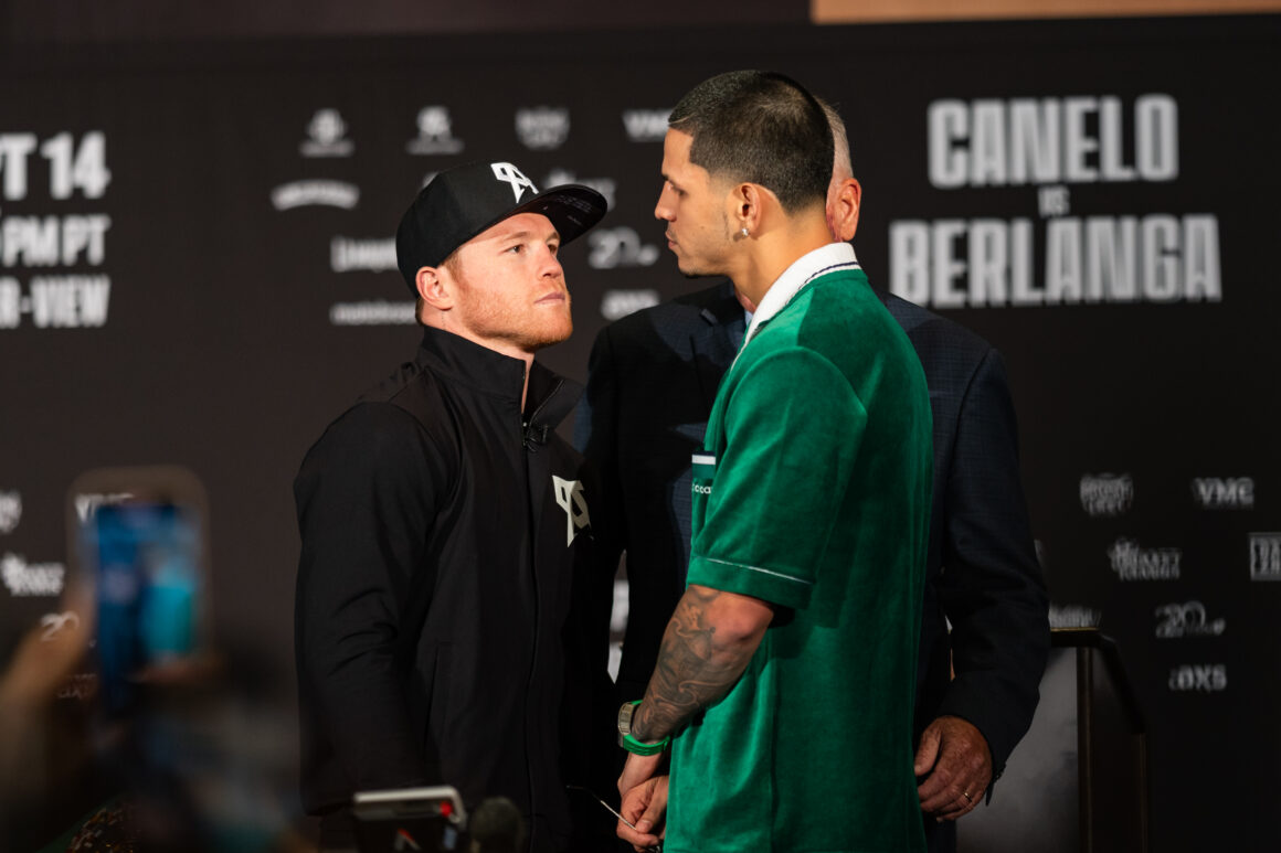09/14/2024 Canelo vs Berlanga / MGM GRAND/LAS VEGAS/NV. PRESSER Ryan Hafey. (Foto cedida por Premier Boxing Champions) (TV/Streaming-deporte)
