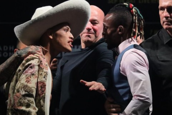 Ronaldo 'Lazy Boy' Rodríguez en la conferencia de prensa previa a la 'Noche UFC (306)' en Las Vegas. (Foto: Captura de pantalla 'Instagram' @lazyboy.ufc)