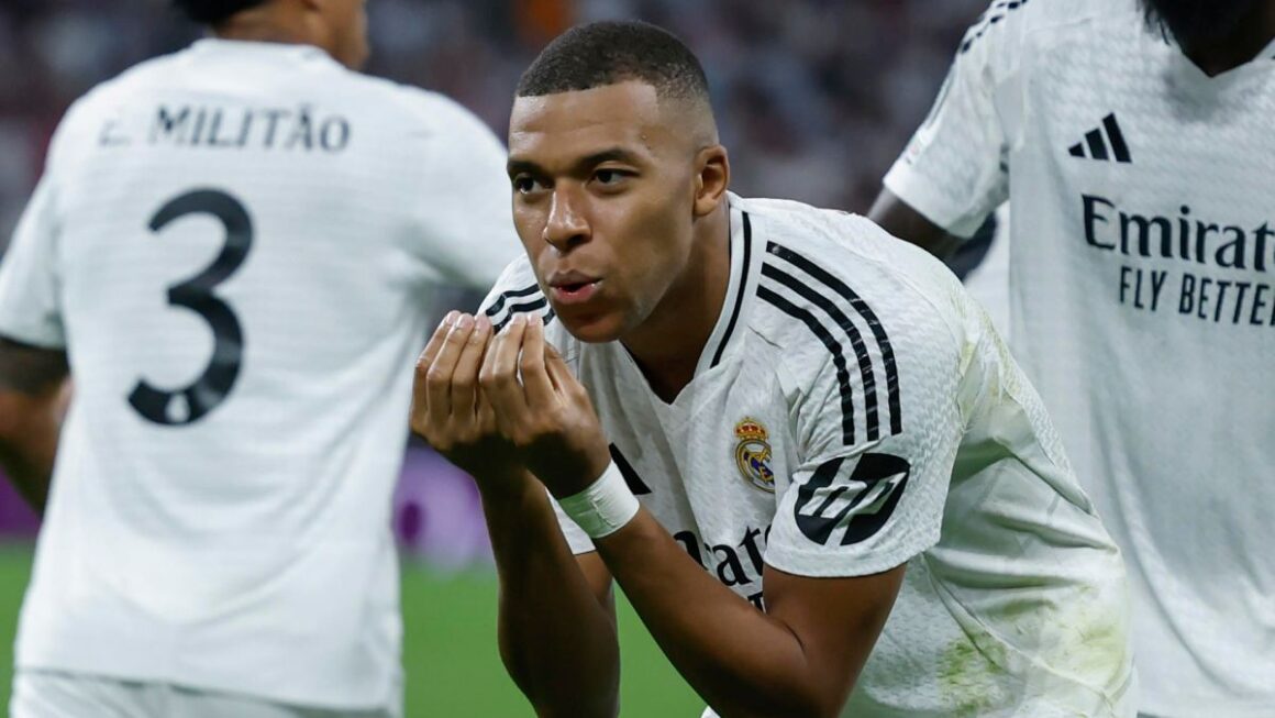 Kylian Mbappé y su primer gol con Real Madrid en Champions League ...