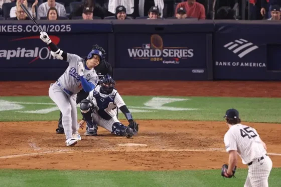 Ohtani logra su primer anillo en la Serie Mundial de la MLB.
