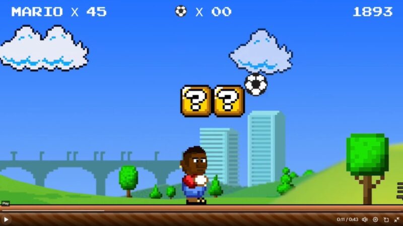 Mario Balotelli se presenta como jugador del Genoa a lo 'Mario Bros'