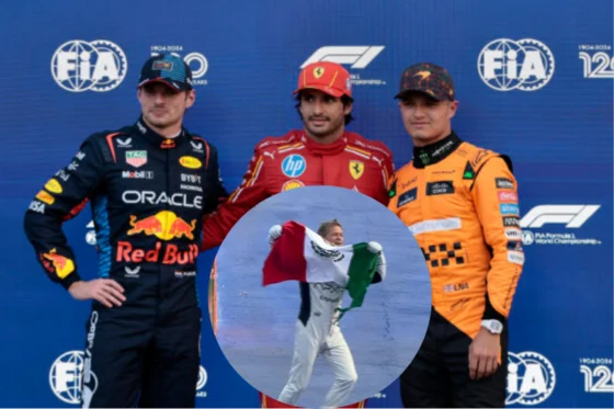 Brad Pitt presente para el Gran Premio de México en la F1. (Fotos: EFE EFE/José Méndez y Captura de Pantalla X)