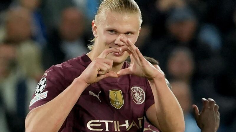 Erling Haaland y sus impresionantes números en Champions League