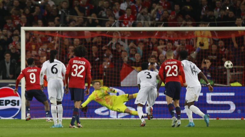 Lille acaba con la racha invicta del Real Madrid