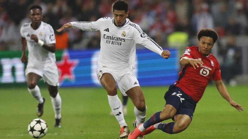 Lille acaba con la racha invicta del Real Madrid Lille acaba con la racha invicta del Real Madrid