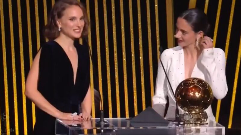 Natalie Portman y su lazo con el fútbol más allá del Balón de Oro