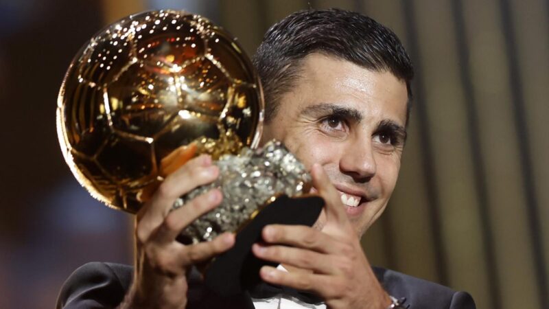 Rodri se lleva el Balón de Oro 2024 Rodri se lleva el Balón de Oro 2024