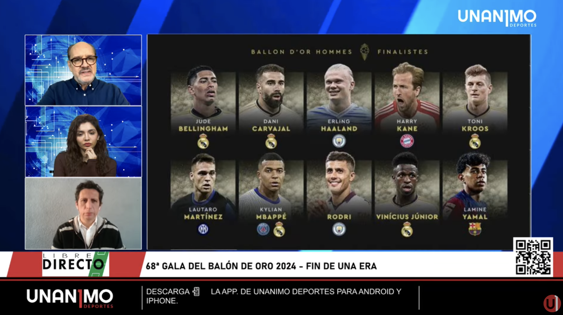Ceremonia del Balón de Oro por Unanimo Deportes.