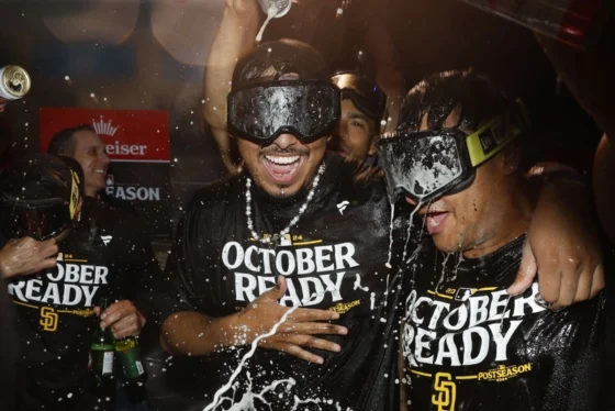 San Diego Padres festejan su pase a los Playoffs. (Foto: EFE)