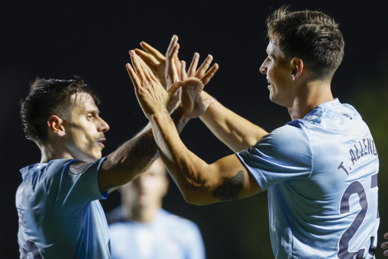 Efecto Messi: Inter Miami suma un nuevo refuerzo argentino Tadeo Allende celebra el tercer gol del Celta. EFE/Jorge Zapata