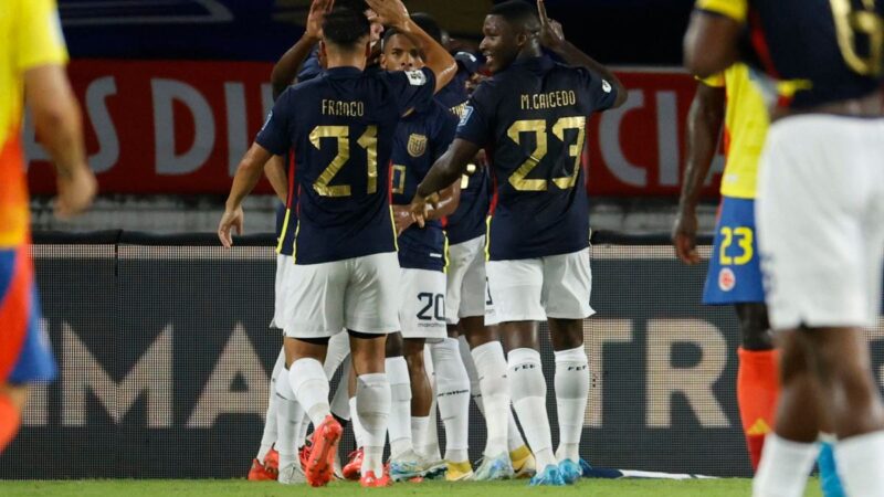 Ecuador sorprende a Colombia con golazo de Enner Valencia (VÍDEO)