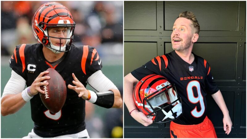 Macaulay Culkin se disfraza de Joe Burrow para Halloween Macaulay Culkin se disfraza de Joe Burrow para Halloween