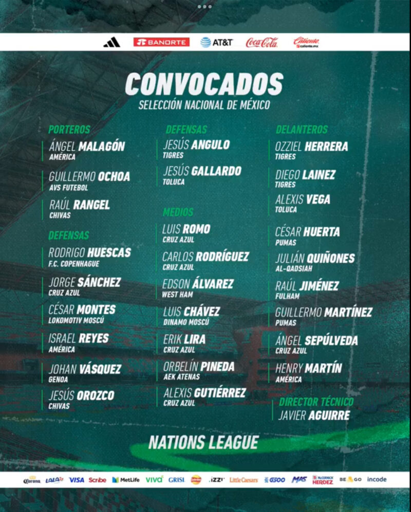 Selección Mexicana: Cruz Azul base de la convocatoria Selección Mexicana: Cruz Azul base de la convocatoria