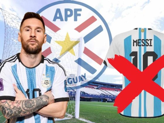Paraguay veta las camisetas de Messi para su duelo contra Argentina