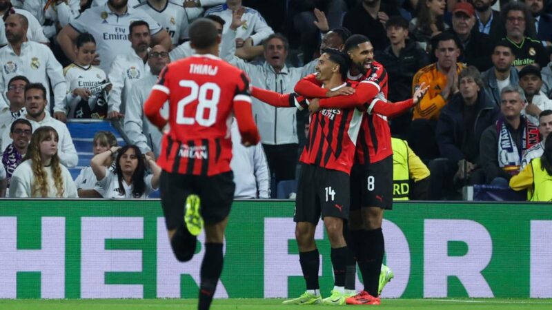 Real Madrid se complica: Histórica victoria del Milán en el Bernabéu Real Madrid