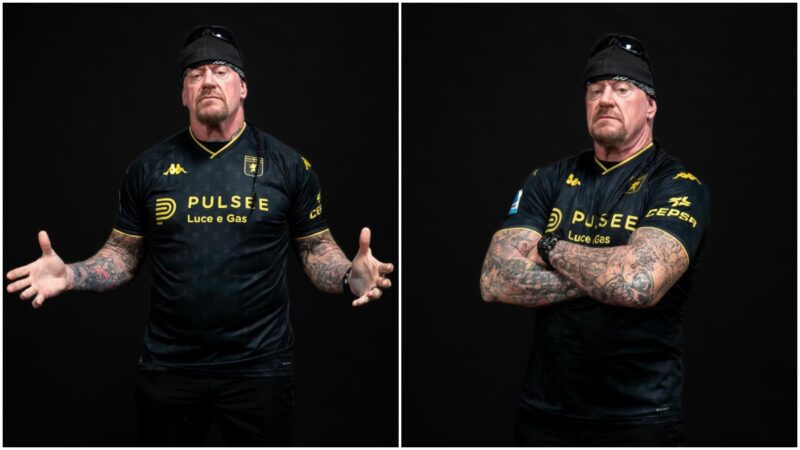 The Undertaker presenta la nueva camiseta del Genoa