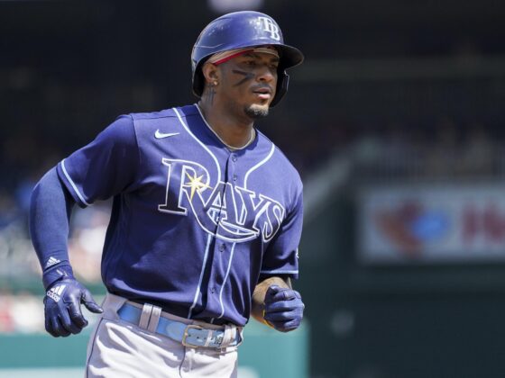 Fotografía de archivo del jugador de los Tampa Bay Rays Wander Franco. EFE/SHAWN THEW