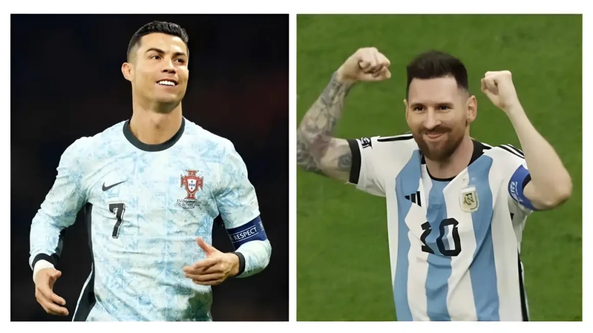 Cristiano Ronaldo y Lionel Messi. Archivo.