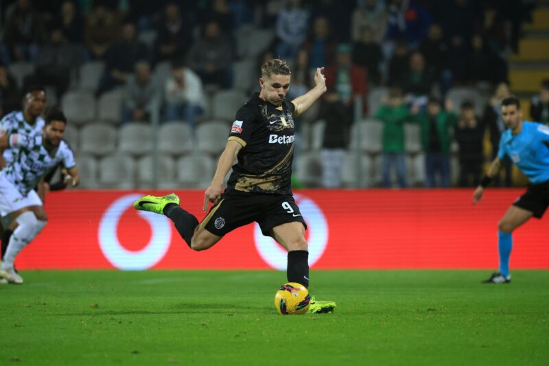 Viktor Gyokeres marca el 0-1. EFE/EPA/ESTELA SILVA
