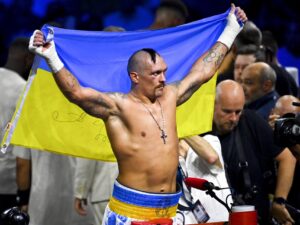 Fotografía de archivo de Oleksandr Usyk. EFE/EPA/ALI HAMED KHAMAJ