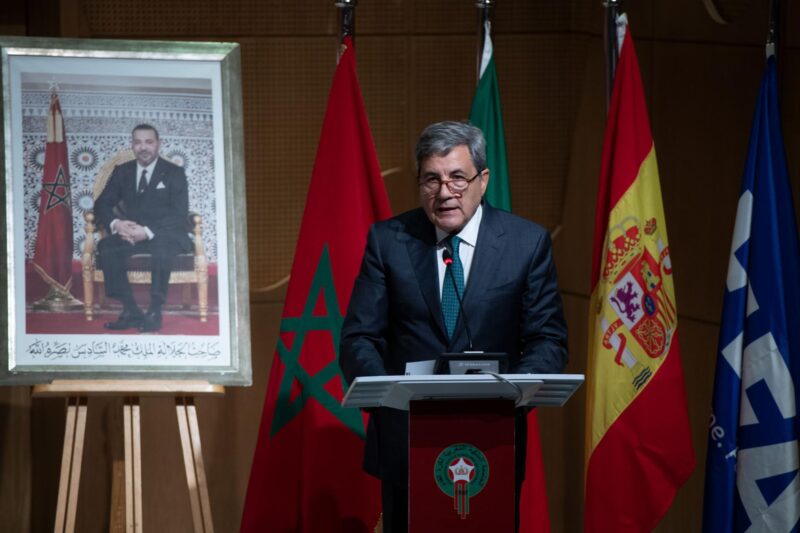 Policía registra sede de la Federación Portuguesa por corrupción Fernando Gomez, president ode la Federación Portuguesa de Fútbol en Rabat. Marruecos. EFE/EPA/Jalal Morchidi