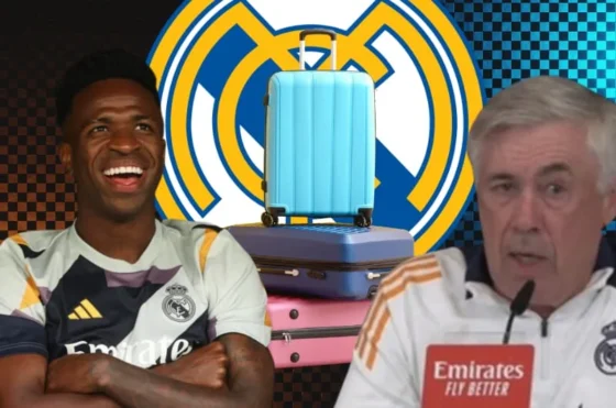 Vinicius Jr y Carlo Ancelotti