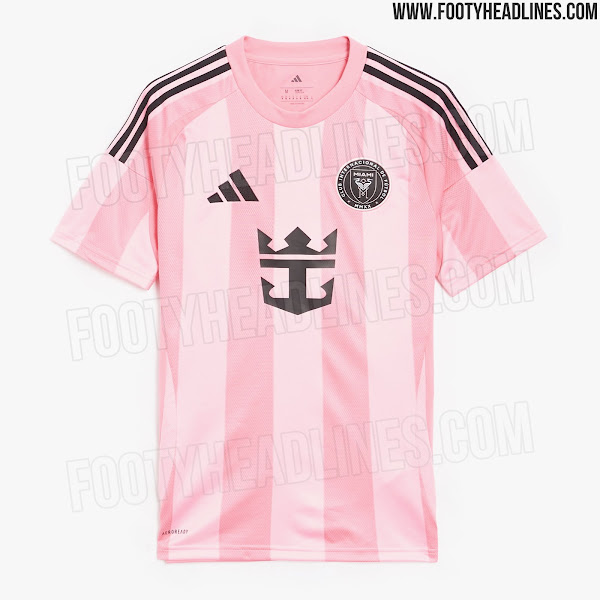 Se filtró la nueva camiseta que utilizará Messi en el Inter Miami Camiseta filtrada de Inter Miami para 2025, como homenaje a Messi. FootyHeadlines.