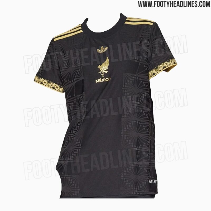 Filtración de la camiseta de la Selección de México para la Copa Oro. / FOOTYHEADLINES.