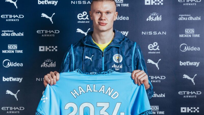 Manchester City renueva a Erling Haaland hasta el 2034 Manchester City renueva a Erling Haaland hasta el 2034