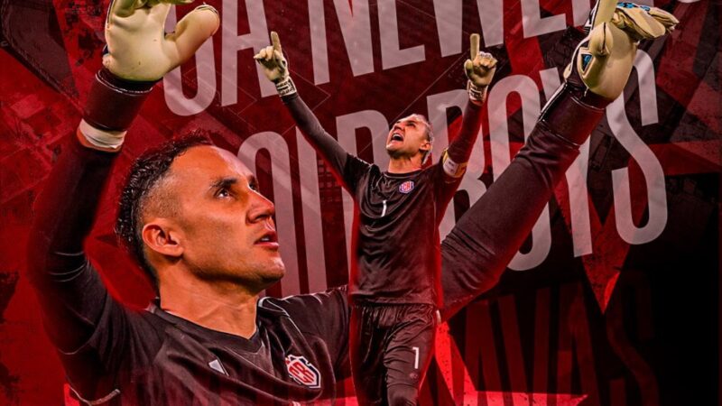 Keylor Navas, seguirá su carrera con Newell's Old Boys