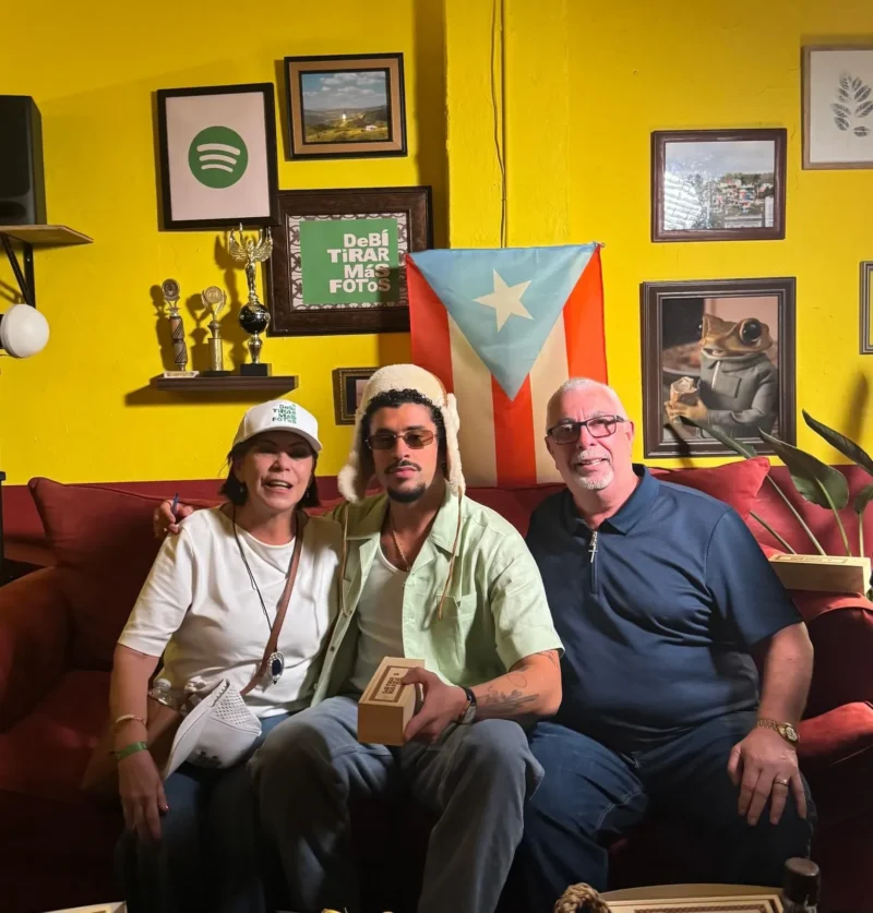 'Bad Bunny' en un evento junto a Spotify en Santurce, Puerto Rico.