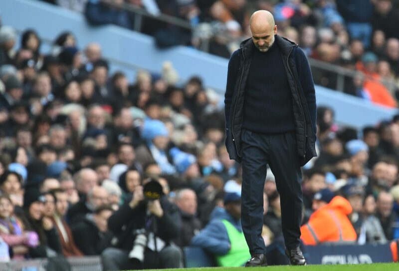 (VIDEO) Reclamo eufórico de Pep Guardiola a su portero tras empate El entrenador del Manchester City en una imagen de archivo. EFE/EPA/PETER POWELL