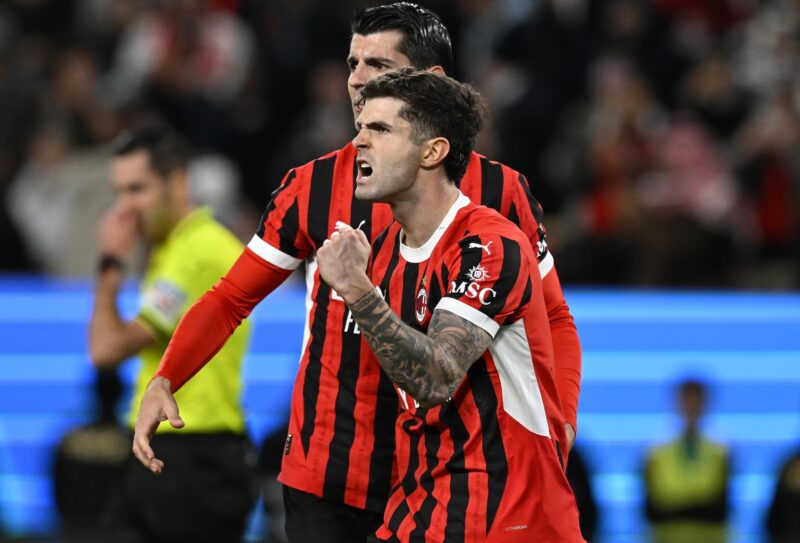 Chrisitan Pulisic, tras el 1-1. EFE/EPA/STR