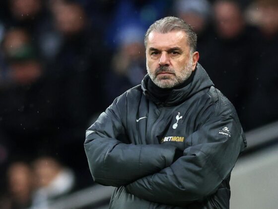 Ange Postecoglou, tras la derrota con el Leicester. EFE/EPA/ANDY RAIN.