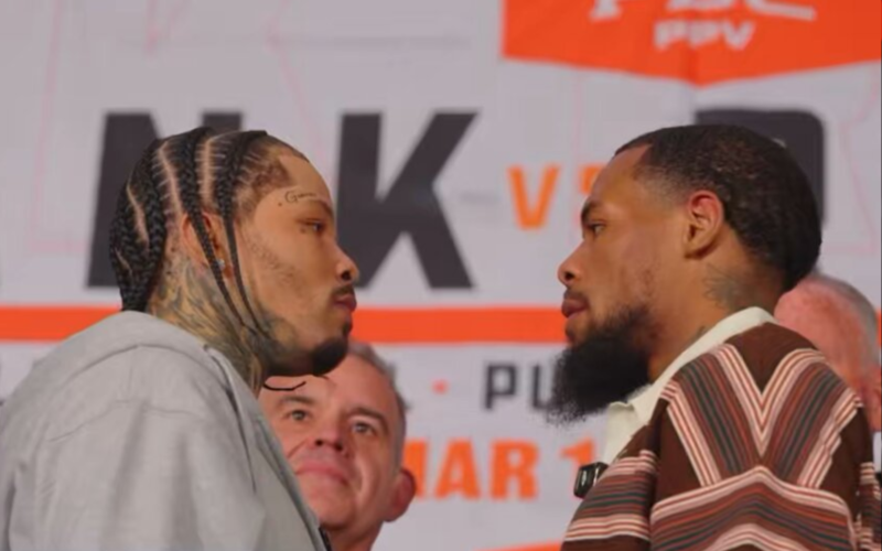 Gervonta Davis vs. Lamont Roach Jr. - 01/03/2025. Captura de pantalla.
