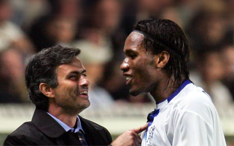 Mourinho con Didier Drogba. / Instagram: @didierdrogba