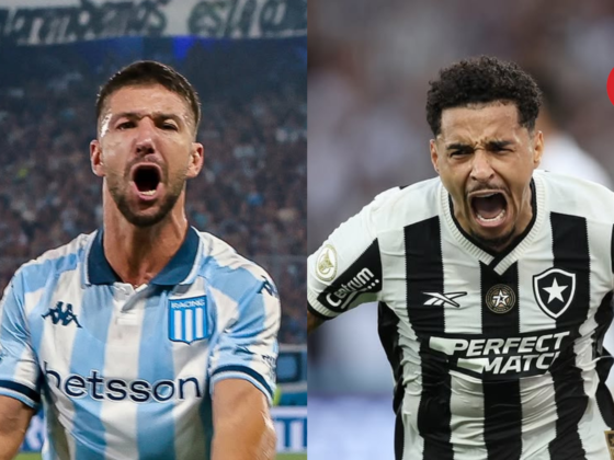 Racing vs. Botafogo - 20/02/2025. Unanimo Deportes.