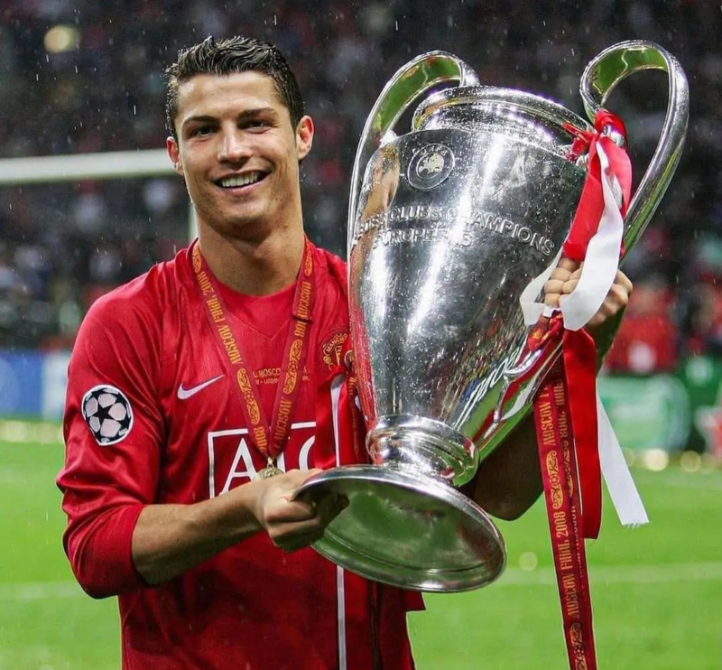 Cristiano Ronaldo cumple 40 años: sigue agrandando su leyenda Cristiano Ronaldo, Champions con Manchester United. Captura de pantalla.