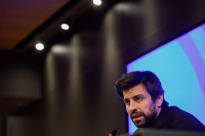 Gerard Piqué, durante una rueda de prensa el pasado miércoles. EFE/ Fernando Galindo