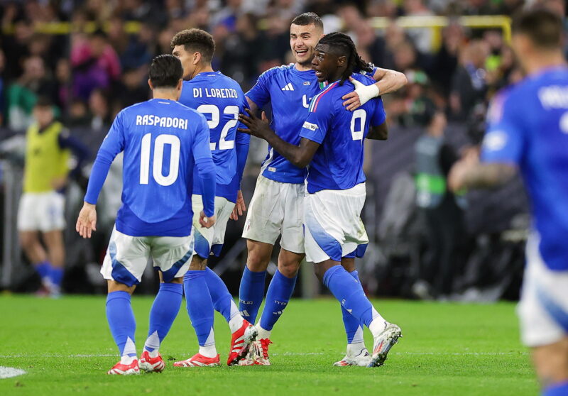 Un error que le costó el gol a Italia contra Alemania Un error que le costó el gol a Italia contra Alemania