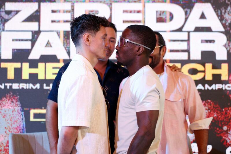 William Zepeda vs. Tevin Farmer. / X: @DAZNBoxing